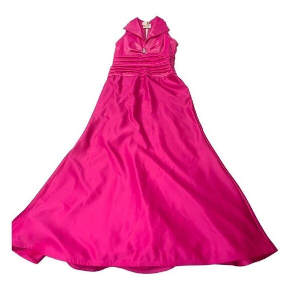 Vintage Fuschia Gown - Picture 1 of 12